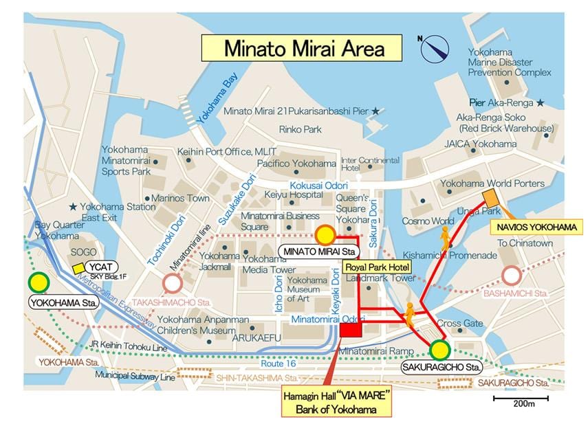 minato mirai 21 মানচিত্র
