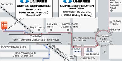 মানচিত্র ঠেং Yokohama