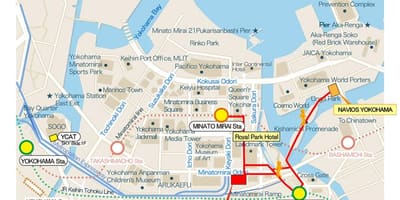 Minato mirai 21 মানচিত্র